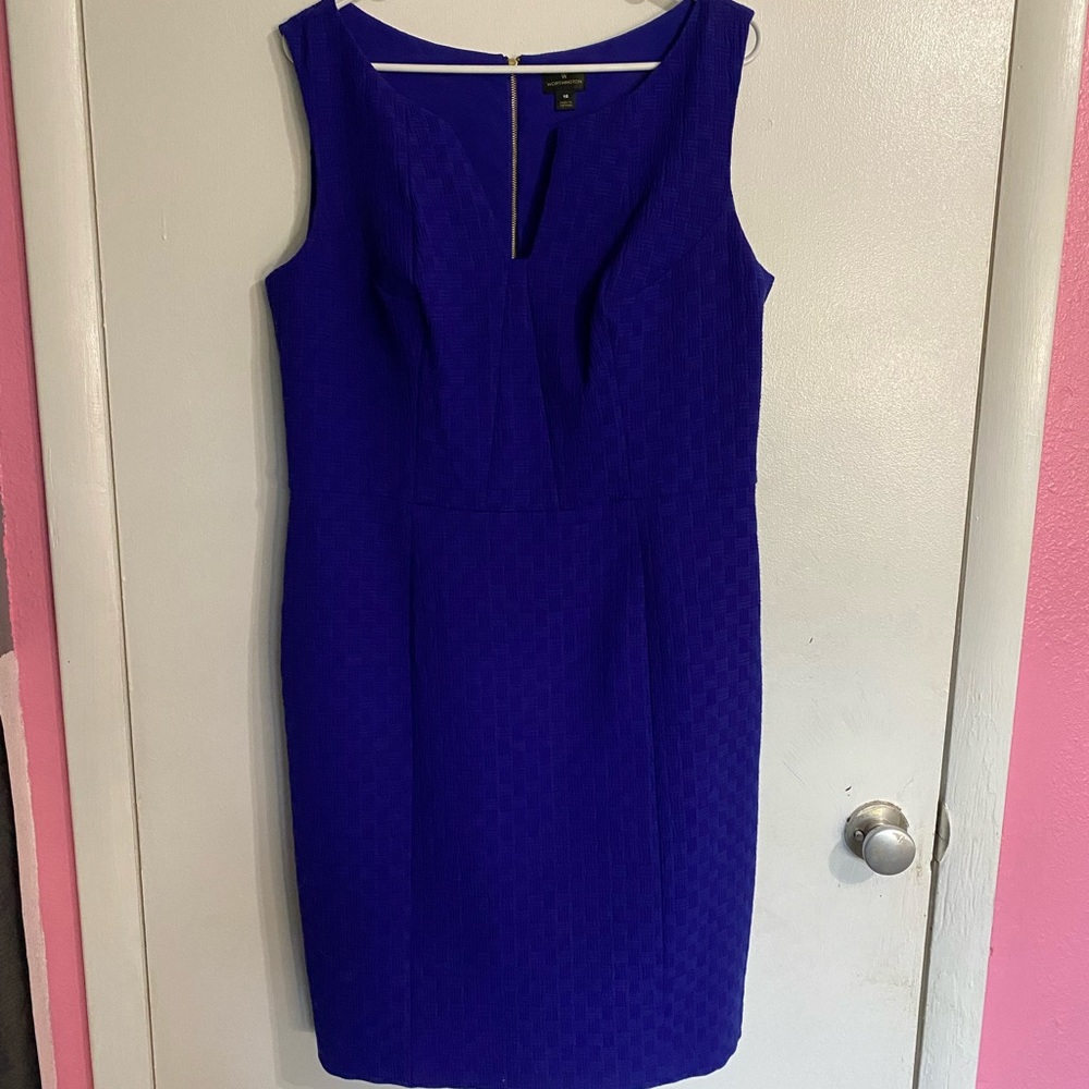Worthington Blue Women’s Dress Size 16